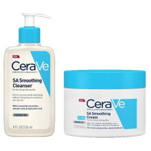 CeraVe SA Smoothing Cleanser 236ml + CeraVe SA Smoothing Cream 340g