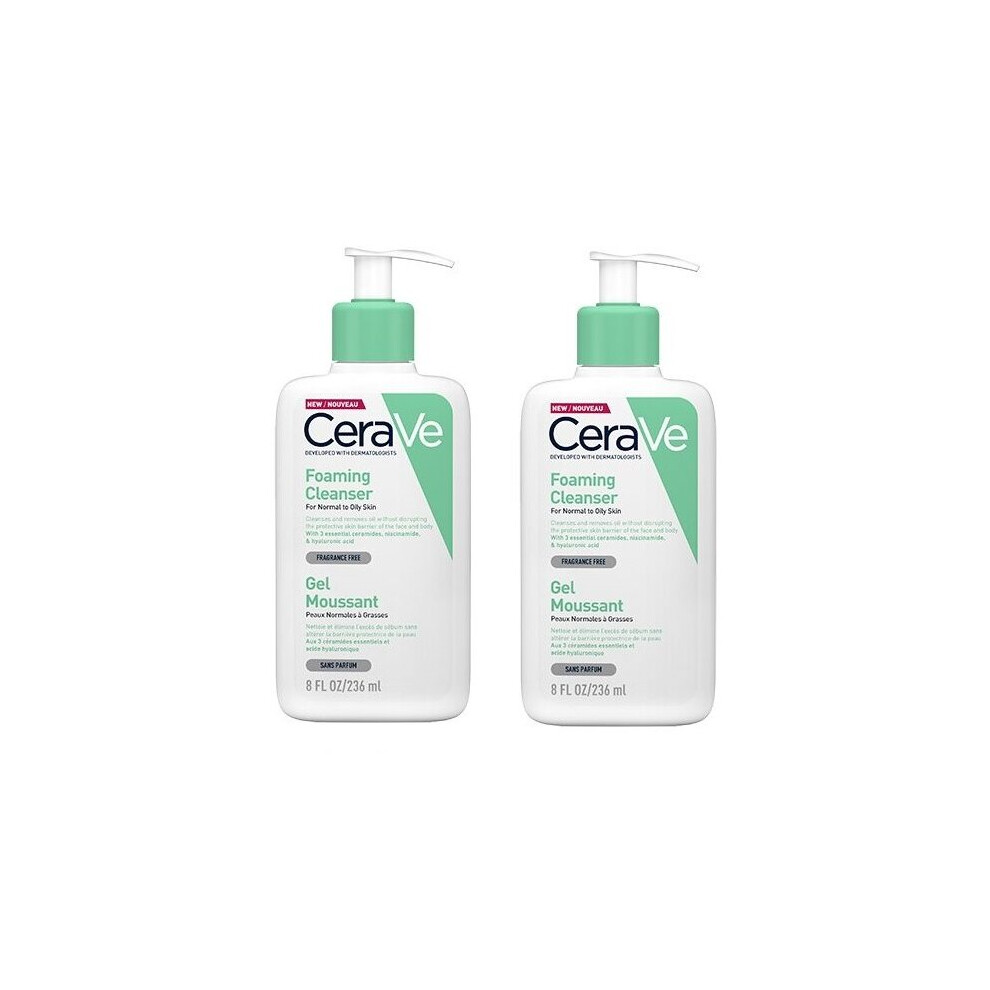 CeraVe Foaming Cleanser 236ml x 2