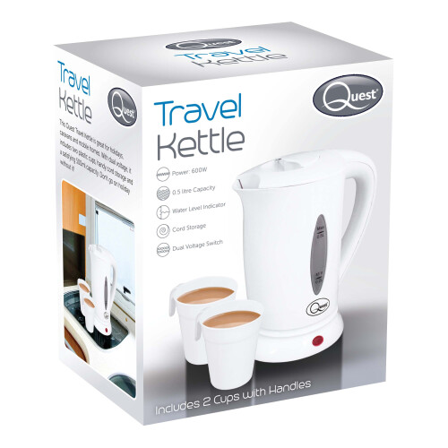 quest 35440 compact travel kettle