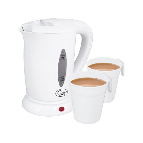 quest 35440 compact travel kettle