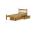 3FT Single  Waxed Pine Colonial Spindle Bed Frame 3