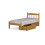 3FT Single  Waxed Pine Colonial Spindle Bed Frame 5