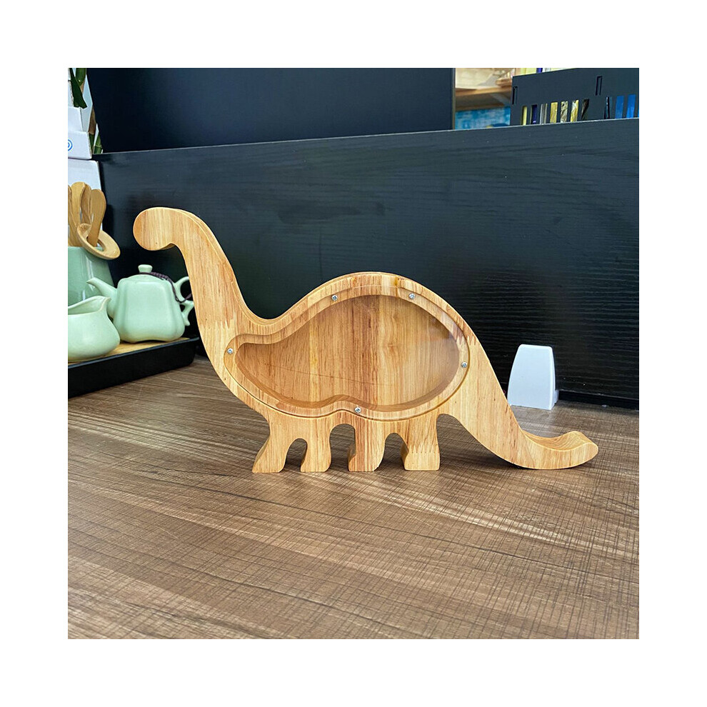 (A) Chritsmas decoration Creative Nordic style of wooden animal piggy bank