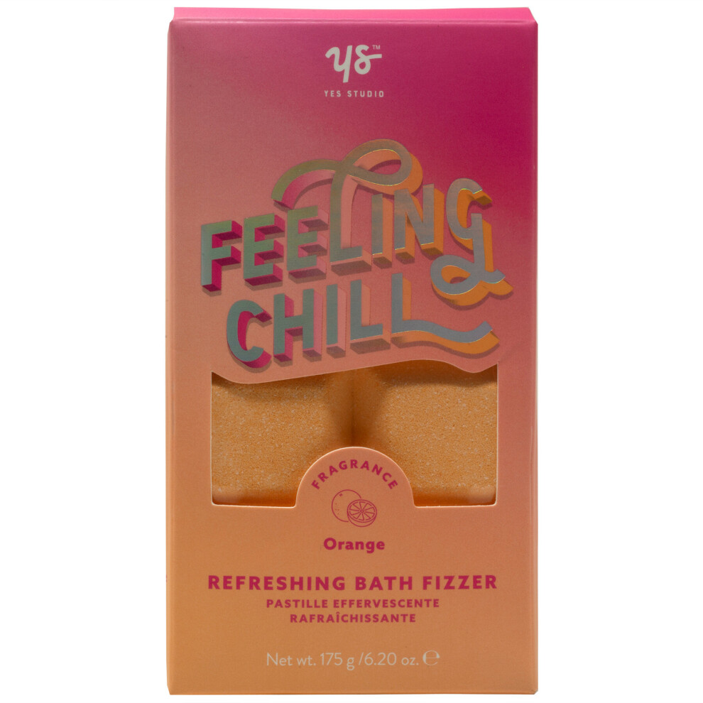 Yes Studio Orange Feeling Chill Fragranced Refreshing Bath Fizzer Bar