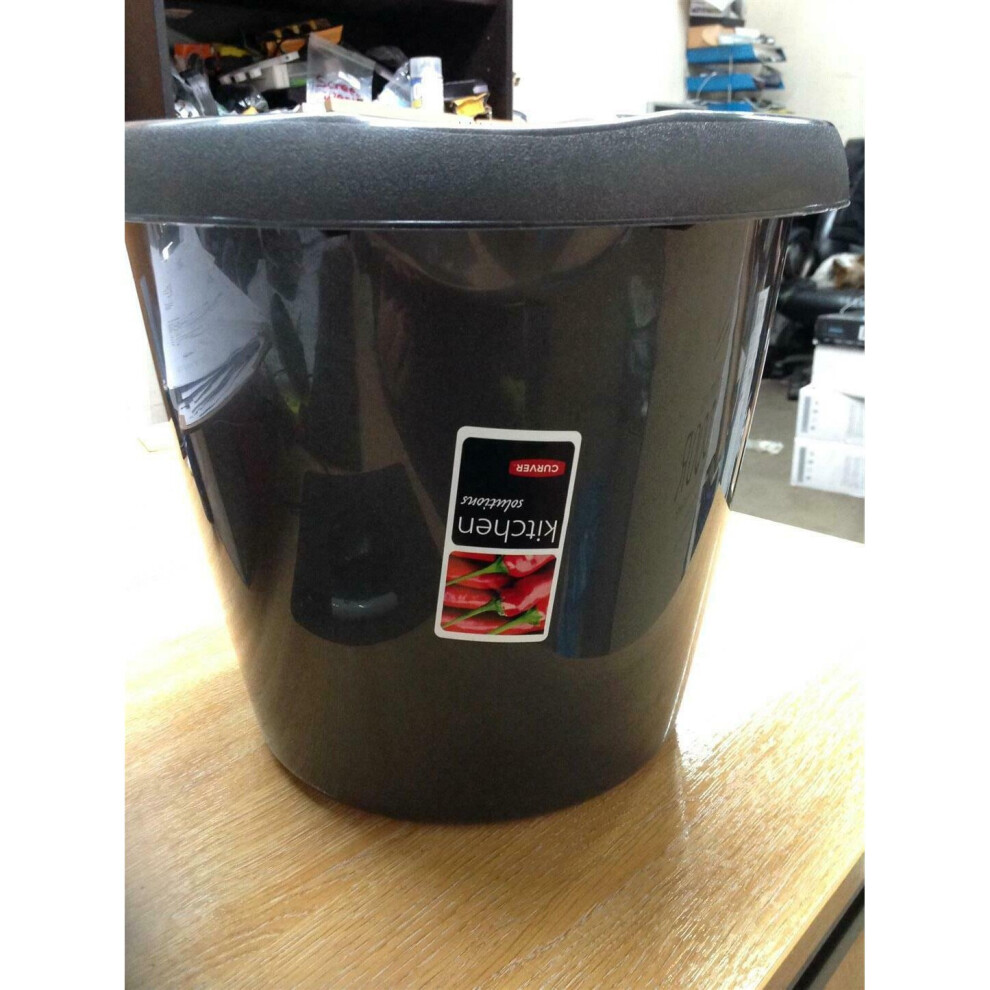 Curver Anthracite Plastic 10L Bucket