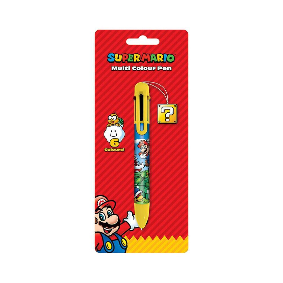 Super Mario 6-In-1 Multi Colour Pen