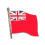 Merchant Navy Red Ensign Wavy Flag Pin Badge 1