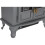 Warmlite Wingham 2KW Electric Double Door Fire Stove, Grey 12