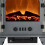 Warmlite Wingham 2KW Electric Double Door Fire Stove, Grey 8