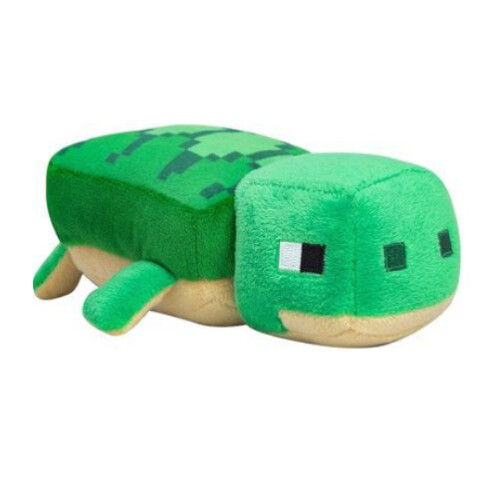 (Sea turtle 22cm) Minecraft Plush Toy Pixel Doll Soft Plush Kids Gift on OnBuy