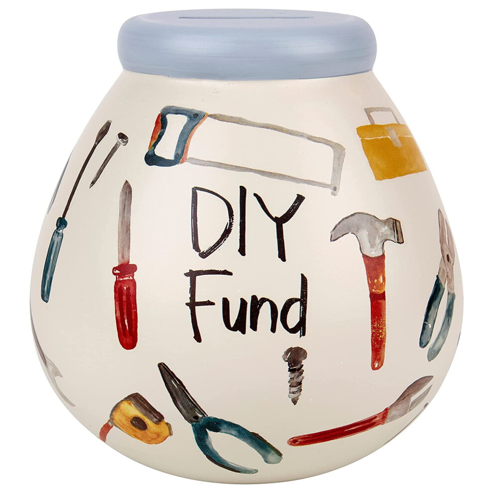 Pot of Dreams Ceramic Hand Tools Design Smash Money Box DIY Fund