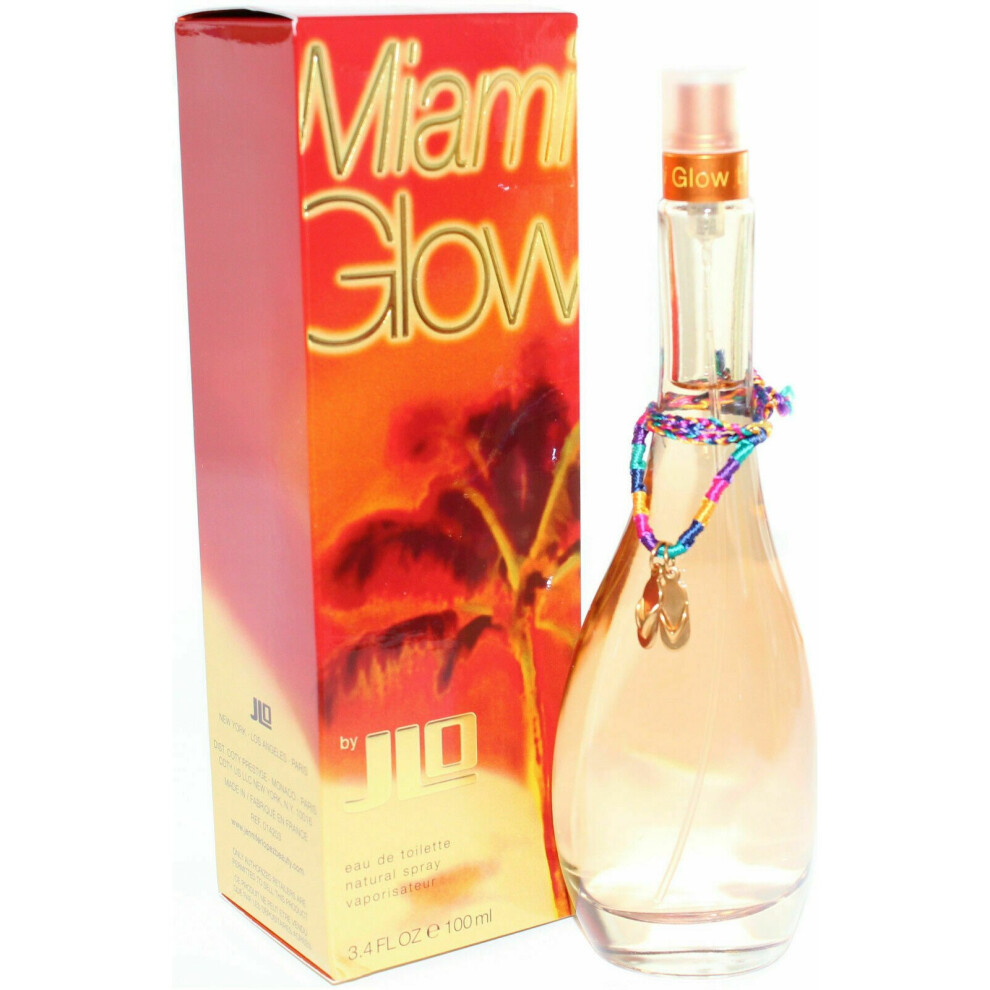 Miami Glow By Jennifer Lopez 3.4oz/100ml Edt Spray For Women