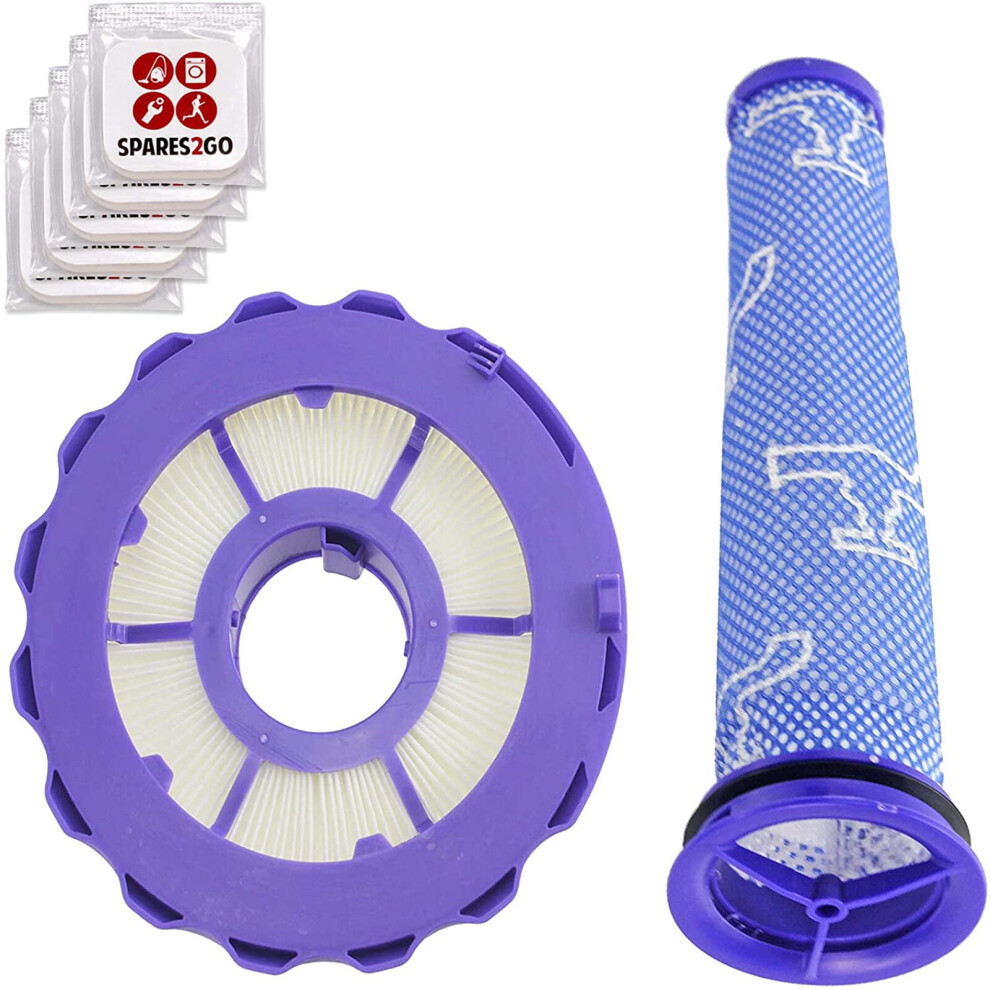Spares2go Pre + Post Motor Filter Compatible With Dyson Dc40 Animal Multi Floor + Fresheners
