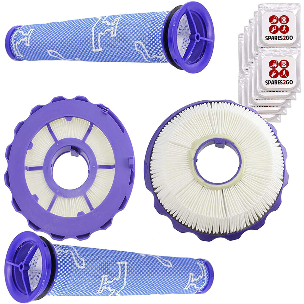 Spares2go Pre + Post Motor Filters Compatible With Dyson Dc40 Animal Multi Floor + Fresheners