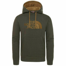 (TNF Drew Peak Embroidery Overhead Hoodie [Green,S]) The North Face Mens Hoodie