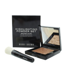 Bobbi Brown Highlighting Face Powder & Brush Set Bronze Glow