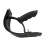 (Black) Horse Sweat Scraper Equestrian (Plastic Hair) 3
