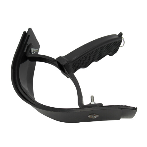 (Black) Horse Sweat Scraper Equestrian (Plastic Hair) 2