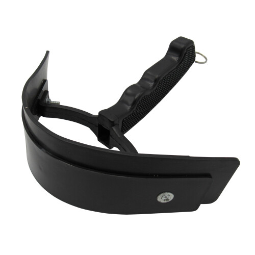 (Black) Horse Sweat Scraper Equestrian (Plastic Hair) 1