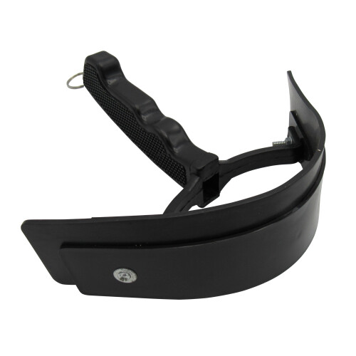 (Black) Horse Sweat Scraper Equestrian (Plastic Hair)
