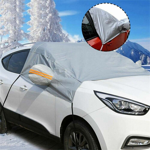 Car Windscreen Mirror Cover Windshield Protector Ice Universal 1