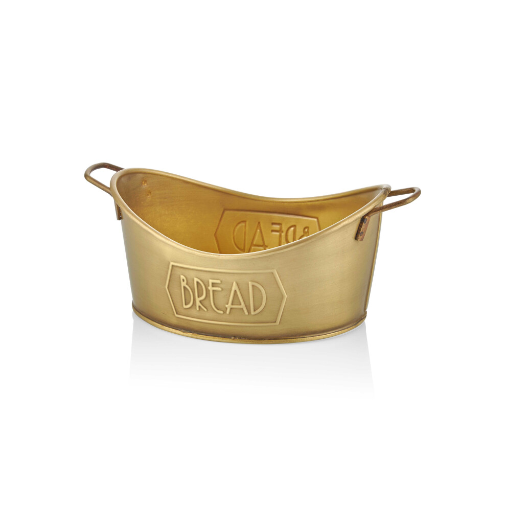 The Mia Gold Bread Basket