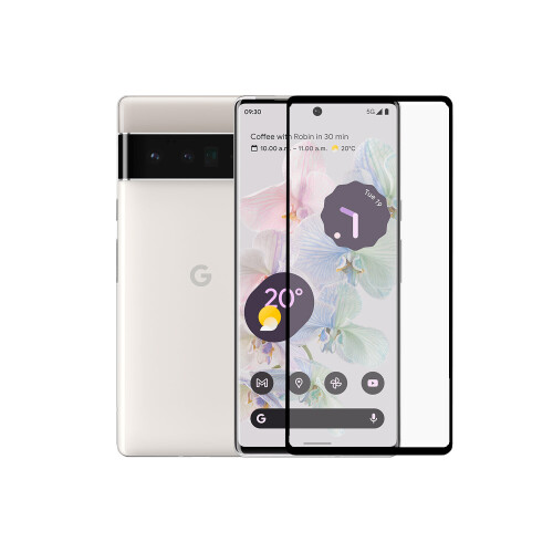 For Google Pixel 6 Pro Full Tempered Glass Screen Protector Side Glue 1