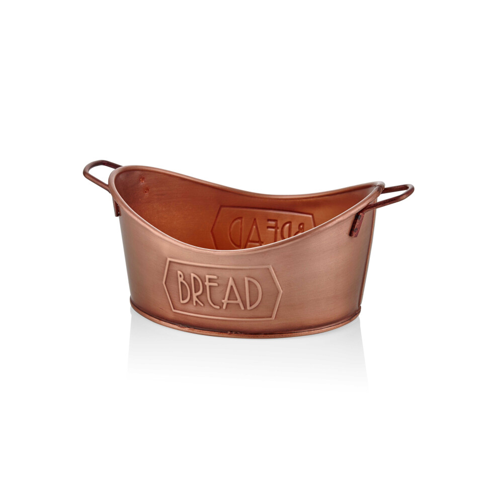 The Mia Copper Bread Basket