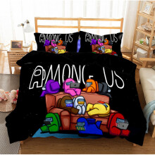 (Pattern 23, Single) Among us Bedding Single Double King Duvet Cover