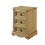 Mercers Furniture Corona Medium 3 Drawer Bedside Solid Pine Bedroom Furniture 1