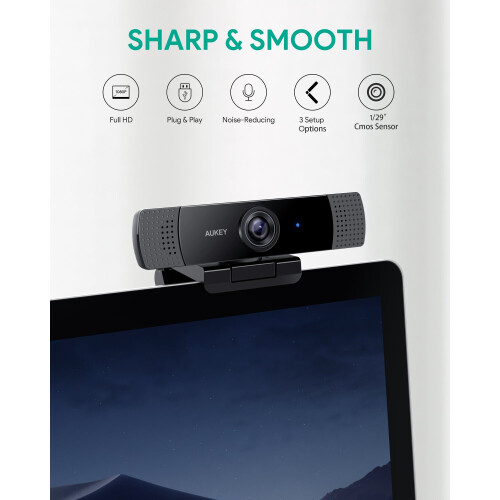 AUKEY Overview Full HD Video 1080p Webcam 1