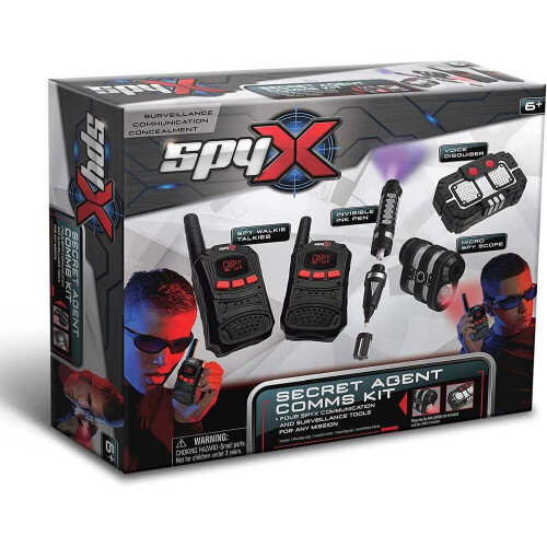 Spyx Secret Comms Kit For Kids Gray/Black