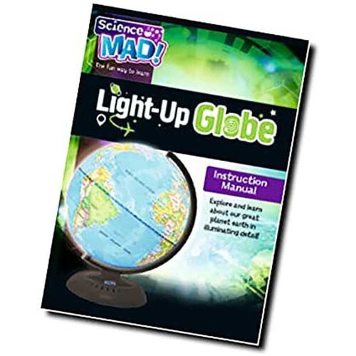 Science Mad Light Up Globe Blue - Board Game 2