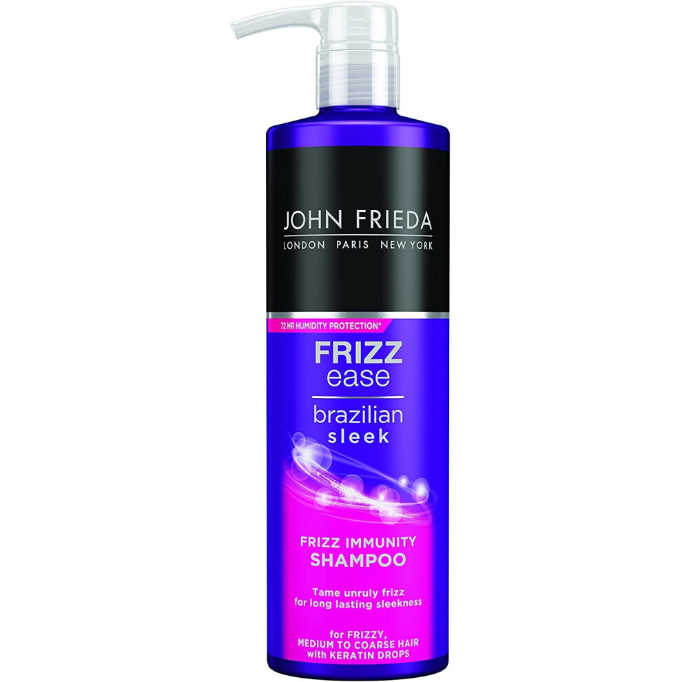 John Frieda Frizz Ease Brazilian Sleek Frizz Immunity Shampoo 500ml