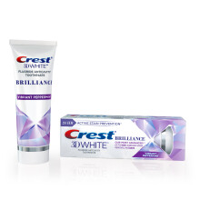 Crest, 3D White, Brilliance Toothpaste, Vibrant Peppermint, 110g