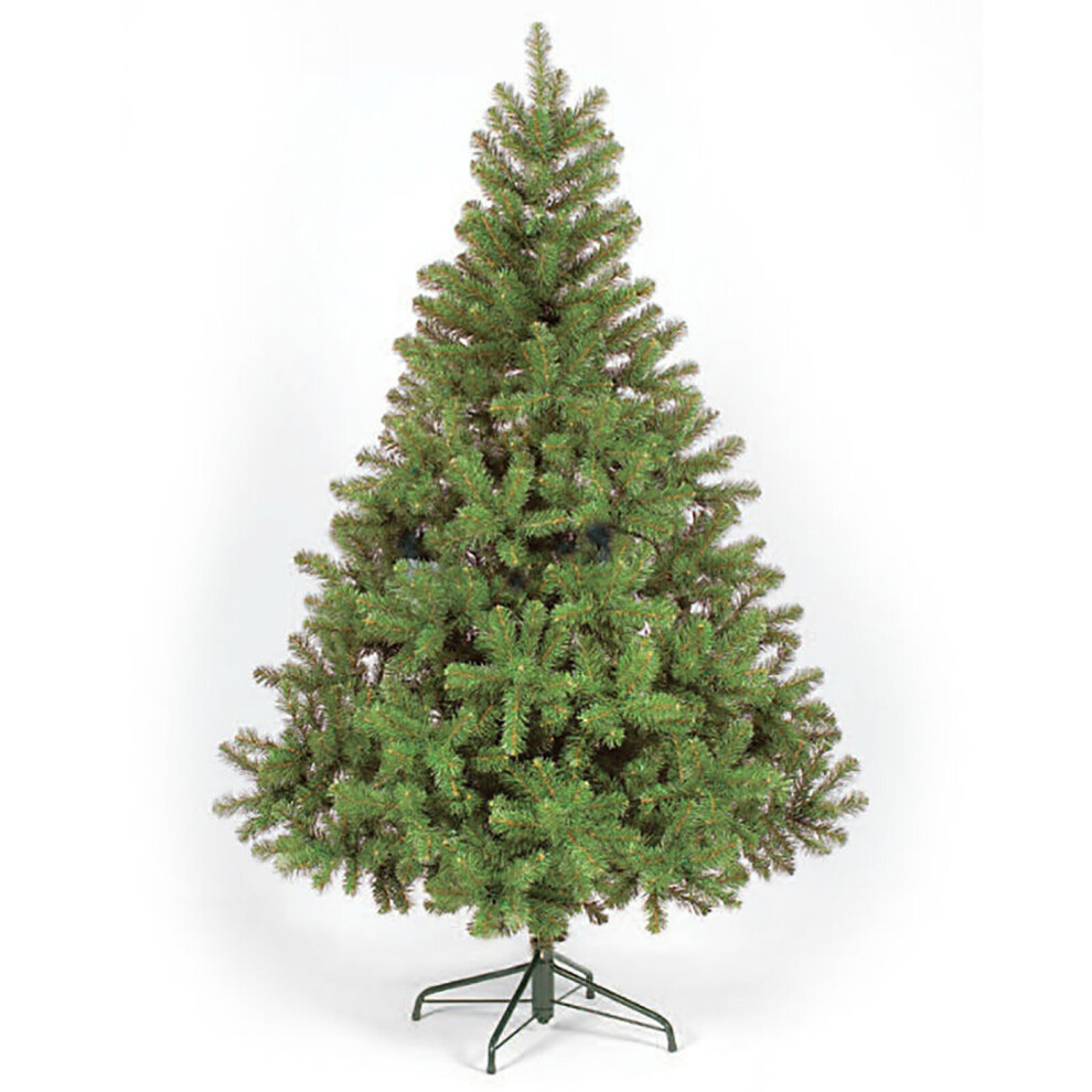 (7ft) SnowTime Christmas Tree Green Deluxe Colorado