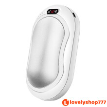 (Gray) Hand Warmers, 10000mAh Rechargeable Hand Warmer 3 Levels Electric Pocket USB