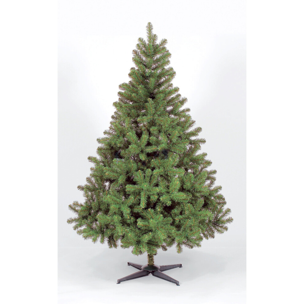 (6ft) SnowTime Christmas Tree Green Deluxe Colorado