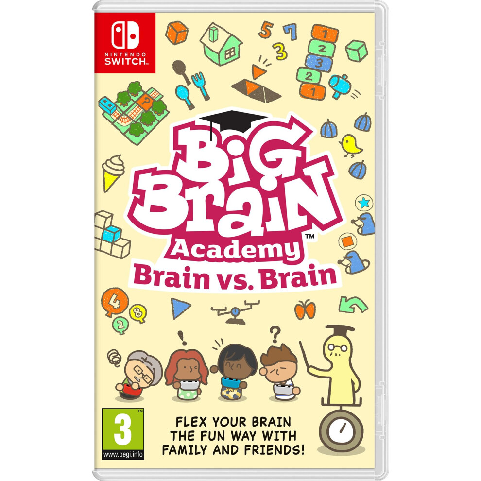 Big Brain Academy: Brain vs Brain (Switch)-image-OPC-P8PQMPX-REFURBISHED