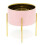 Carousel Pink and Gold Ceramic Cache Plant Pot Planter With Stand 1