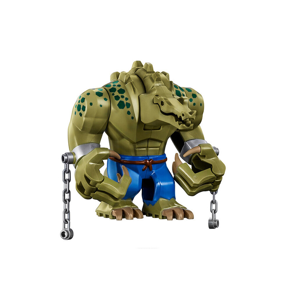 (xl killer croc) Super Hero Large Toy Action Mini Figures Fits Lego