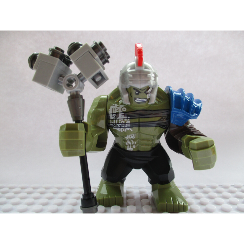 (gladiator hulk) Super Hero Large Toy Action Mini Figures Fits Lego