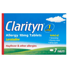 Clarityn Allergy Tablet x1 a Day x 7 tablets (10mg)
