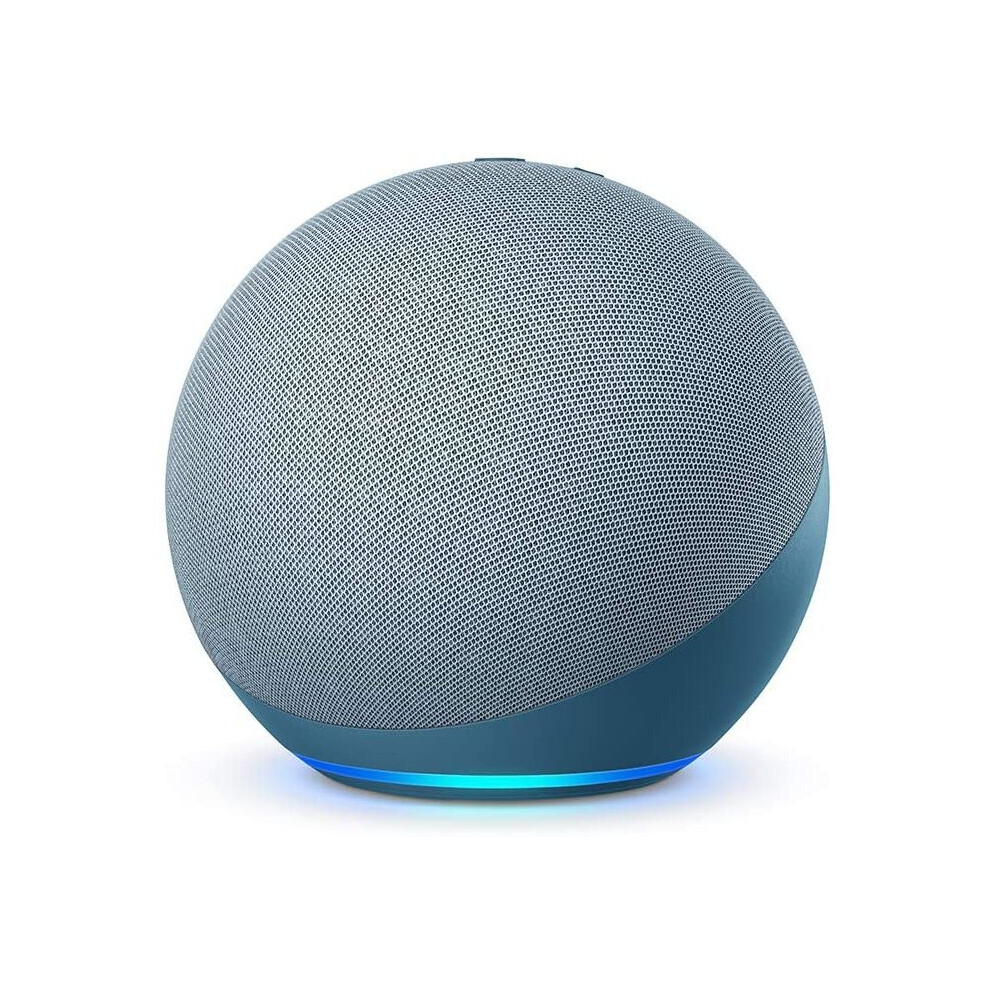 All-new Echo (4th generation) | With premium sound, smart home hub and Alexa | Blue