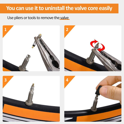 15pcs Presta Valve Core Replacement Set for Bike Bicycle 2