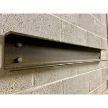 Industrial Look Rustic Steel RSJ Girder Mantel Mantle Piece Fireplace Beam Shelf