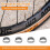 15pcs Presta Valve Core Replacement Set for Bike Bicycle 5