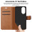 (Blue) iCatchy for Honor 50 Leather Wallet Case 4