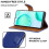 (Blue) iCatchy for Honor 50 Leather Wallet Case 5