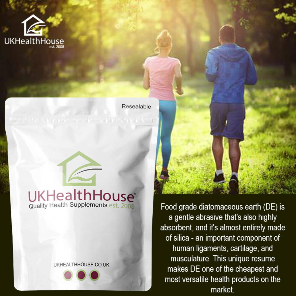 Diatomaceous Earth FOOD GRADE Pure DE Fresh Water Sourced x 250g 